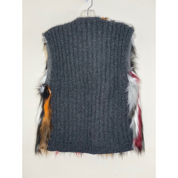 Anthropologie Vivid Faux Fur Vest NEW - Picture 6 of 7